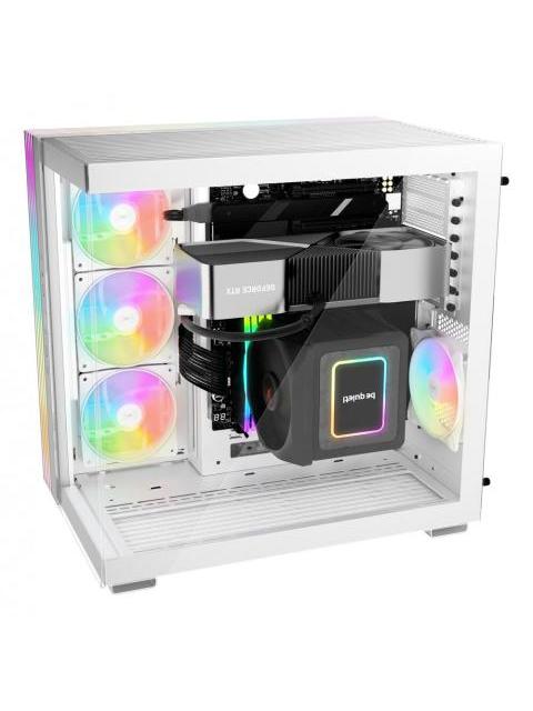 GABINETE BE QUIET! LIGHT BASE 600 LX MIDI-TOWER ATX-MICRO-ATX-MINI-ITX USB 3.0 SIN FUENTE 4 VENTILADORES INSTALADOS BLANCO