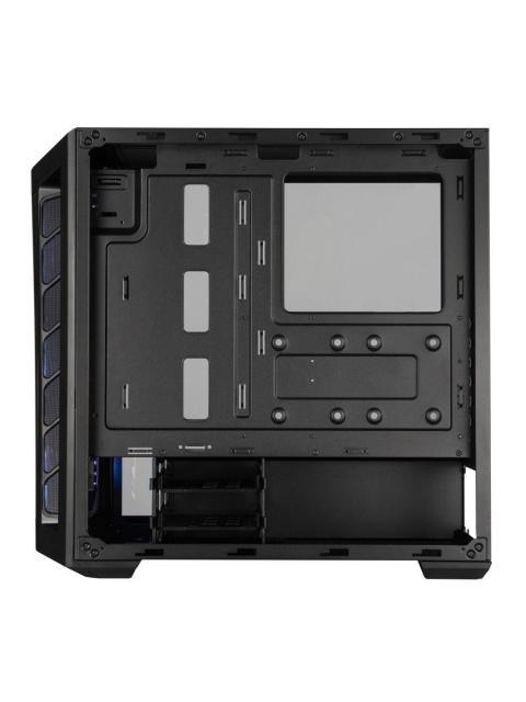 GABINETE COOLER MASTER MASTERBOX MB511 ARGB MIDI-TOWER ATX-EATX-MICRO-ATX-MINI-ITX-SSI-CEB USB 3.0 SIN FUENTE 3 VENTILADORES INSTALADOS NEGRO