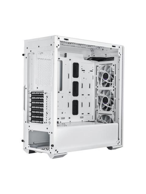 GABINETE COOLER MASTER MASTERBOX MB520 ARGB BLANCO MIDI-TOWER ATX-EATX-MICRO-ATX-MINI-ITX-SSI-CEB USB 3.0 SIN FUENTE 4 VENTILADORES INSTALADOS BLANCO