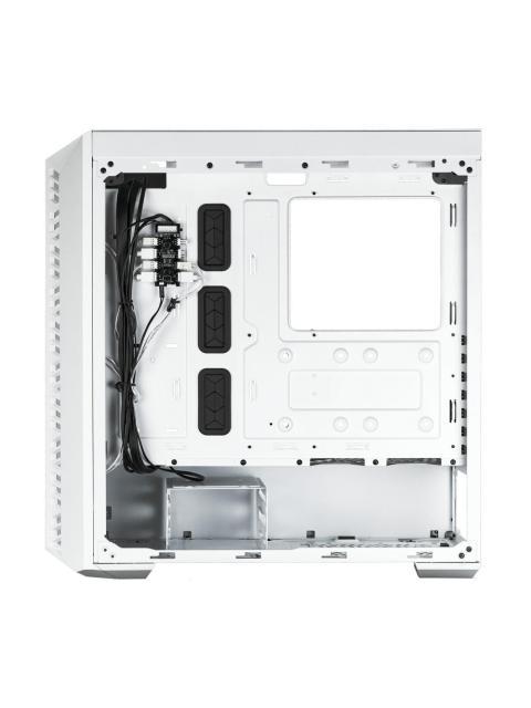 GABINETE COOLER MASTER MASTERBOX MB520 ARGB BLANCO MIDI-TOWER ATX-EATX-MICRO-ATX-MINI-ITX-SSI-CEB USB 3.0 SIN FUENTE 4 VENTILADORES INSTALADOS BLANCO