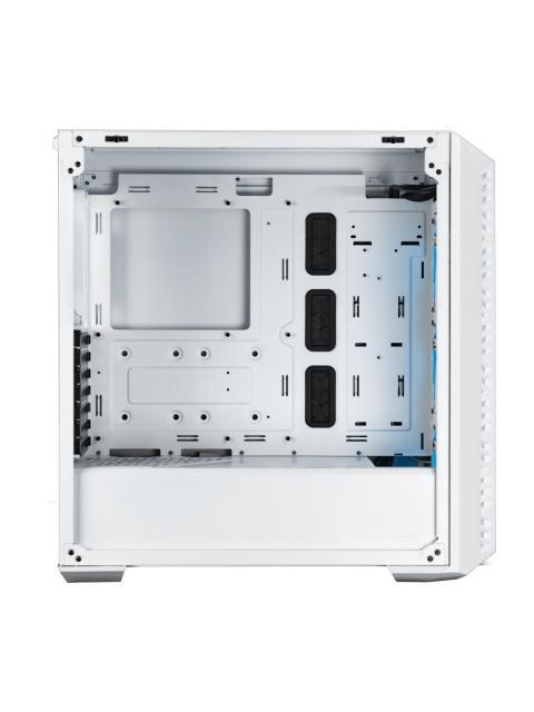 GABINETE COOLER MASTER MASTERBOX MB520 ARGB BLANCO MIDI-TOWER ATX-EATX-MICRO-ATX-MINI-ITX-SSI-CEB USB 3.0 SIN FUENTE 4 VENTILADORES INSTALADOS BLANCO