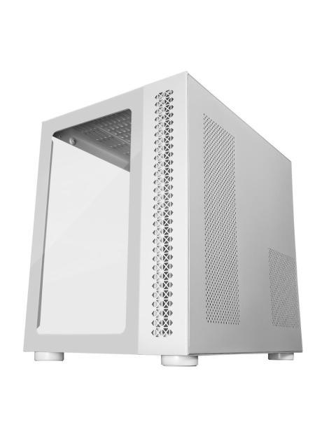 GABINETE GAME FACTOR CSG700 CON VENTANA MIDI-TOWER MICRO-ATX-MINI-ITX-ATX-E-ATX USB 2.0-3.0 SIN FUENTE SIN VENTILADORES INSTALADOS BLANCO