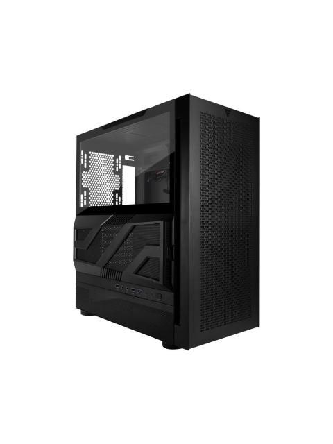 GABINETE GAME FACTOR CSG800 CON VENTANA MIDI-TOWER ATX-MICRO-ATX-ITX-E-ATX USB 3.0 SIN FUENTE SIN VENTILADORES INSTALADOS NEGRO