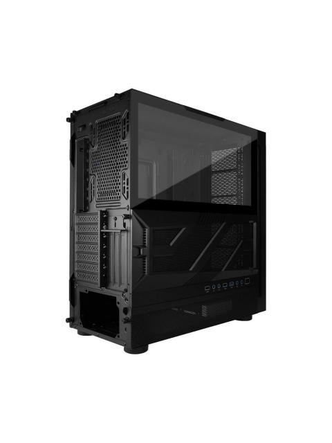 GABINETE GAME FACTOR CSG800 CON VENTANA MIDI-TOWER ATX-MICRO-ATX-ITX-E-ATX USB 3.0 SIN FUENTE SIN VENTILADORES INSTALADOS NEGRO