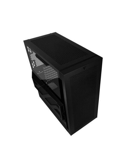 GABINETE GAME FACTOR CSG800 CON VENTANA MIDI-TOWER ATX-MICRO-ATX-ITX-E-ATX USB 3.0 SIN FUENTE SIN VENTILADORES INSTALADOS NEGRO