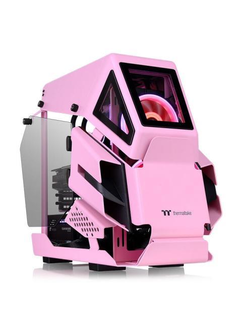 GABINETE THERMALTAKE AH T200 PINK (CA1R400SAWN00) MICRO TORRE 2 PANELES DE 4MM DE CRISTAL TEMPLADO