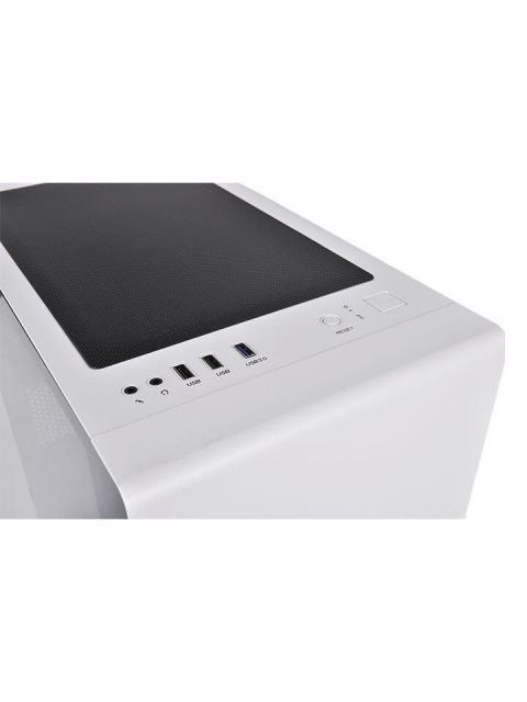 GABINETE THERMALTAKE S100 TG SNOW CON VENTANA MICRO-TOWER MICRO ATX-MINI-ITX USB 3.0 SIN FUENTE BLANCO