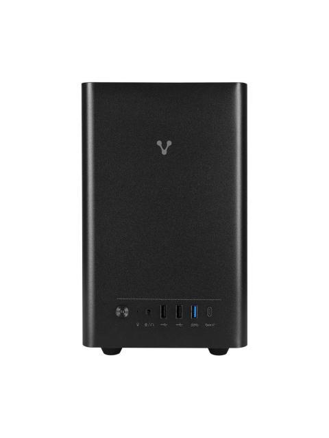 GABINETE VORAGO GAB-210 MIDI-TOWER MICRO-ATX-MINI-ITX USB 2.0 1 VENTILADOR INSTALADO NEGRO