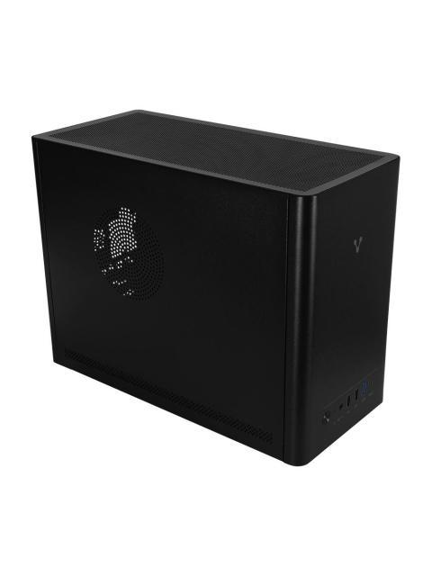 GABINETE VORAGO GAB-210 MIDI-TOWER MICRO-ATX-MINI-ITX USB 2.0 1 VENTILADOR INSTALADO NEGRO