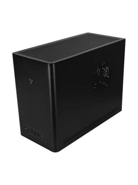 GABINETE VORAGO GAB-210 MIDI-TOWER MICRO-ATX-MINI-ITX USB 2.0 1 VENTILADOR INSTALADO NEGRO