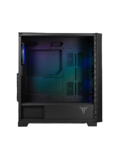 GABINETE YEYIAN PHOENIX CON VENTANA MIDI-TOWER ATX-MICRO-ATX-MINI-ITX USB 3.2 SIN FUENTE 4 VENTILADORES ARGB INSTALADOS NEGRO