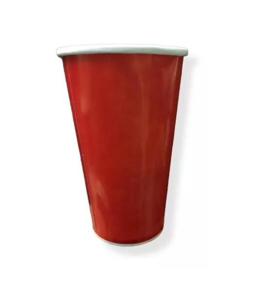 GARDUÑO VASO CERVECERO 44 OZ. ROJO 25 PZS