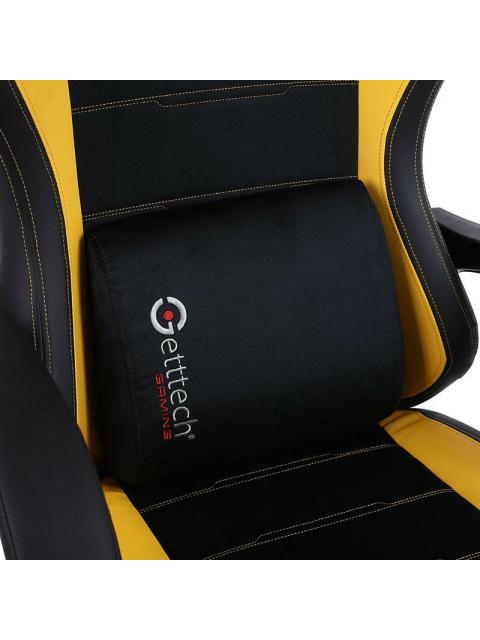 GETTTECH SILLA GAMER GAR-GAOPY-G2-YL HASTA 120KG AMARILLO-NEGRO
