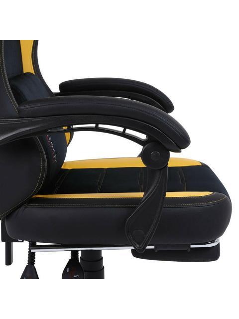 GETTTECH SILLA GAMER GAR-GAOPY-G2-YL HASTA 120KG AMARILLO-NEGRO