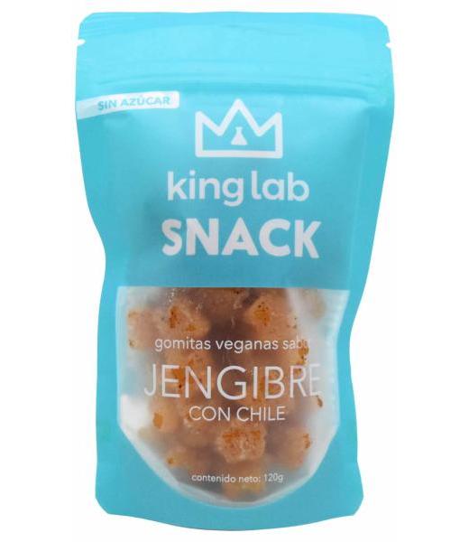 GOMITAS SAB JENGIBRE CON CHILE 120 G KING LAB