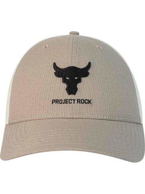 GORRA PROJECT ROCK TRUCKER TAUPE UNDER ARMOUR MEXICO