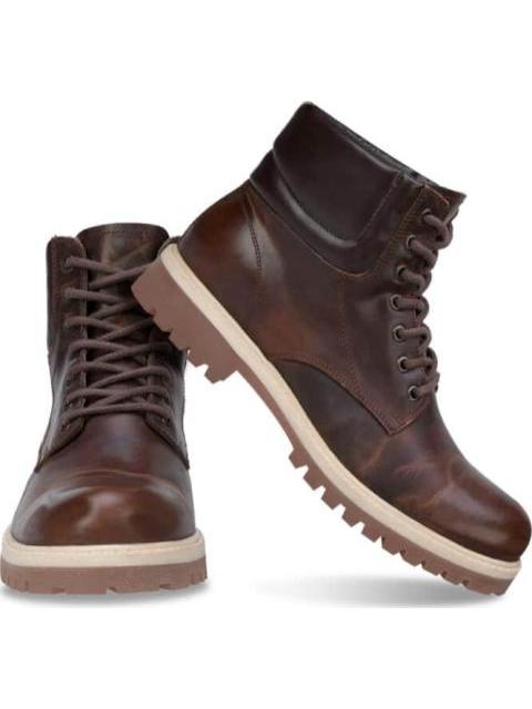 BOTIN CASUAL TIPO LEÑADOR AGUJETA MIEL GOODYEAR