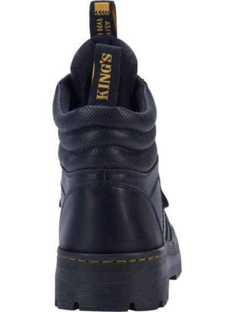 BOTIN CASUAL TIPO LEÑADOR AGUJETA NEGRO LOCMAN