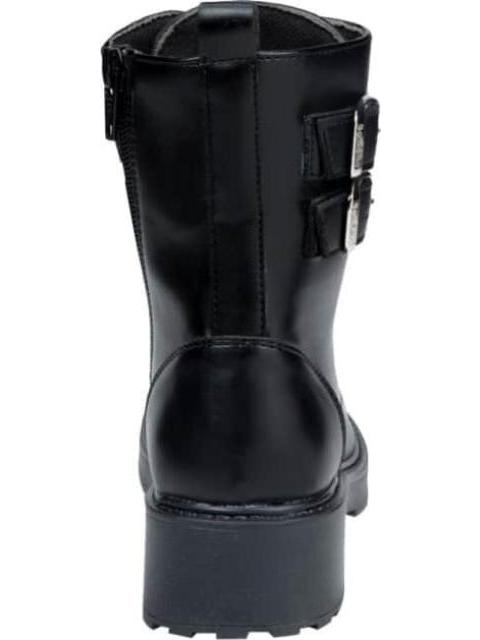 BOTIN MILITAR CON CADENAS NEGRO BAMBINO