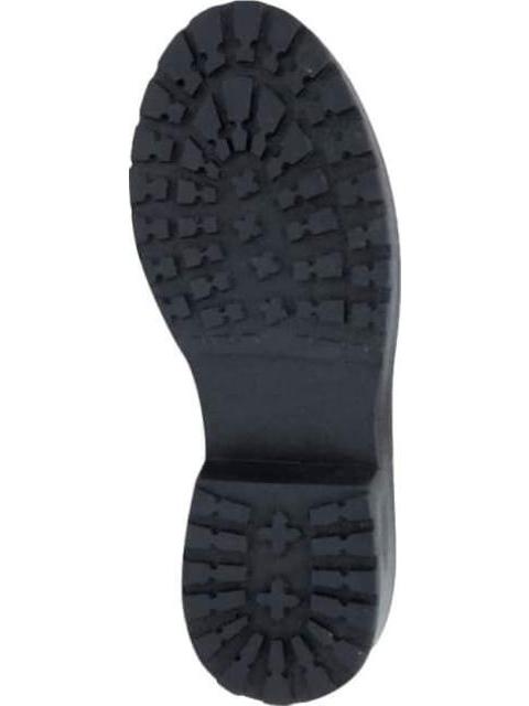 BOTIN MILITAR CON CADENAS NEGRO BAMBINO