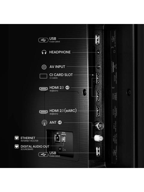 HISENSE SMART TV LED 85A6N 85 4K ULTRA HD NEGRO