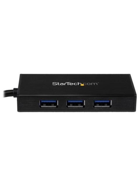 HUB USB 3.0 ALUMINIO C-CABLE 3PTOS Y ADAPTADOR STARTECH ST3300GU3B