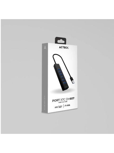 HUB USB 3.0 PORT X7C DH67 ACTECK ADVANCED SERIES HUB 7 EN 1