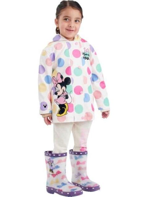 IMPERMEABLE ESTAMPADO BEIGE MINNIE MOUSE