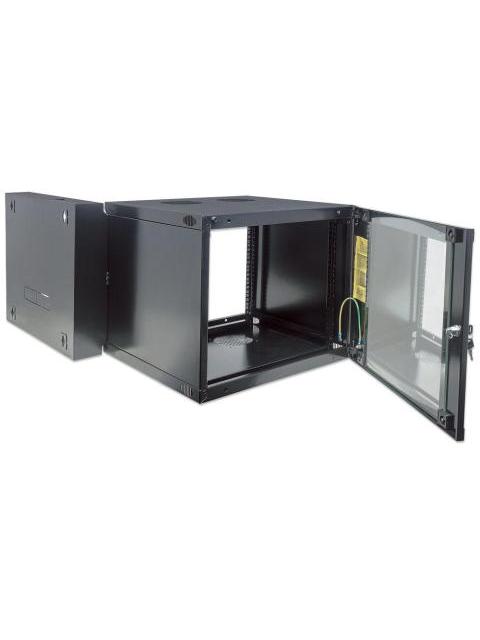 INTELLINET GABINETE PARA PARED 19 12U HASTA 30 KG NEGRO
