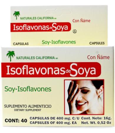 ISOFLAVONAS DE SOYA 40 CAP NATURALES CALIFORNIA