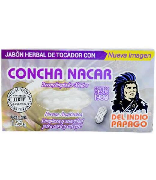 JABON DE CONCHA NACAR 125 G DEL INDIO PAPAGO