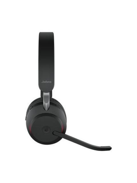 JABRA AUDIFONOS CON MICROFONO EVOLVE2 65 MS STEREO BLUETOOTH INALAMBRICO 1.2 METROS USB-C NEGRO