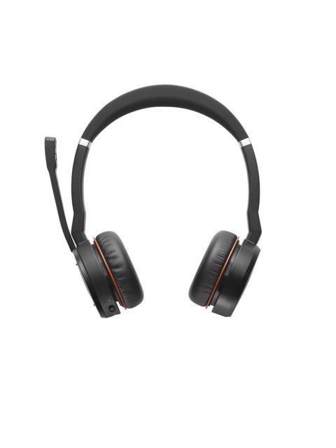 JABRA AUDIFONOS CON MICROFONO EVOLVE 75 SE LINK380A MS STEREO INALAMBRICO-ALAMBRICO BLUETOOTH NEGRO - INCLUYE BASE DE CARGA