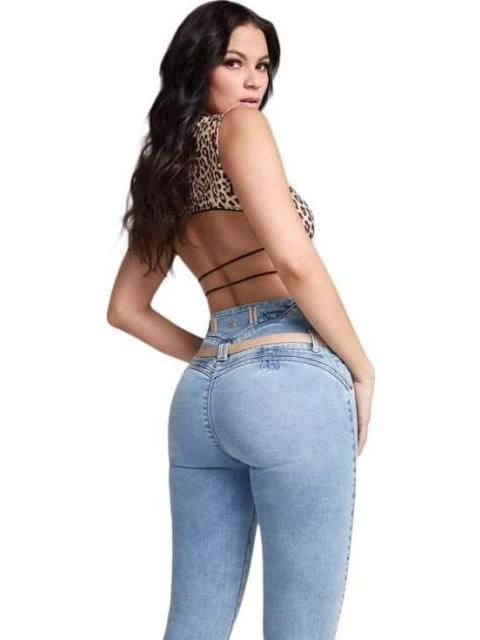 JEANS CINTURA SUPERALTA GRIS SEVEN JEANS