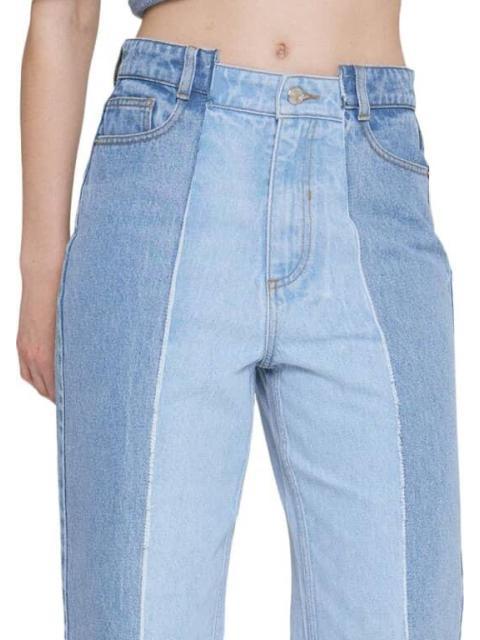 JEANS CORTE RECTO CINTURA ALTA AZUL ATMOSPHERE DNM