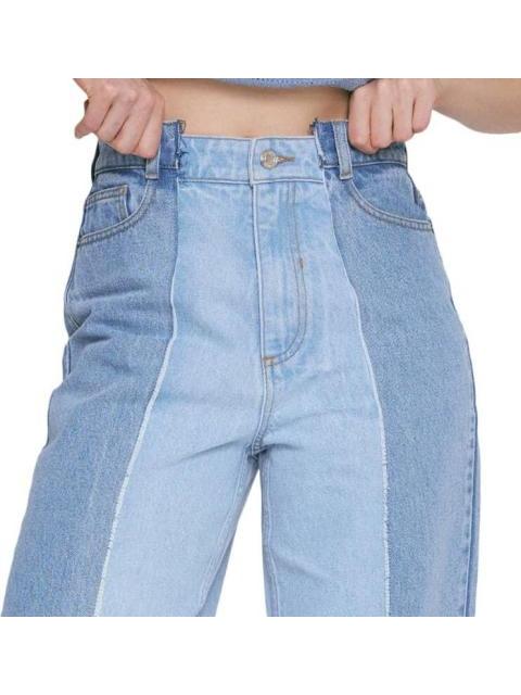 JEANS CORTE RECTO CINTURA ALTA AZUL ATMOSPHERE DNM
