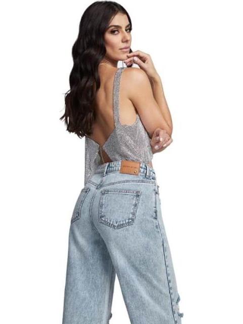 JEANS CINTURA SUPERALTA GRIS SEVEN JEANS
