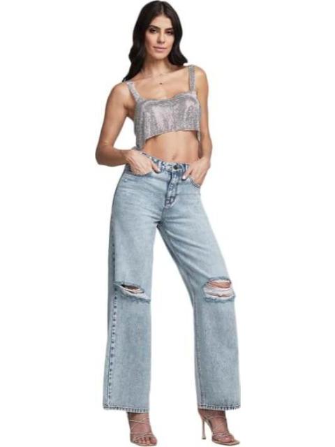 JEANS CINTURA SUPERALTA GRIS SEVEN JEANS