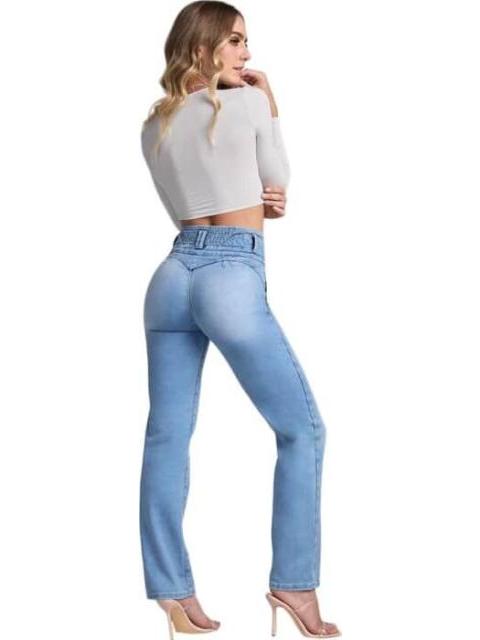 JEANS RECTOS CINTURA ALTA GRIS SEVEN JEANS