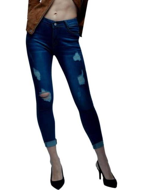 JEANS SUPERSKINNY CINTURA ALTA GRIS ATMOSPHERE DNM