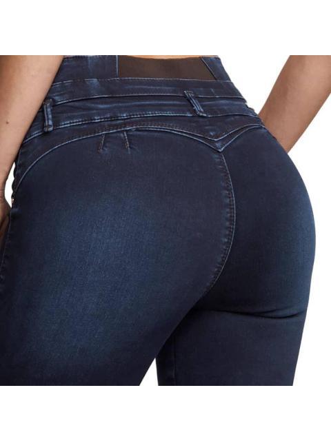 JEANS SUPERSKINNY CINTURA ALTA GRIS SEVEN JEANS