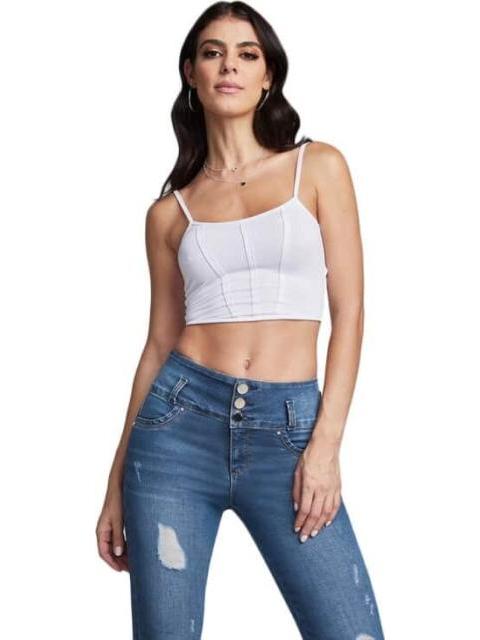 JEANS SUPERSKINNY GRIS SEVEN JEANS