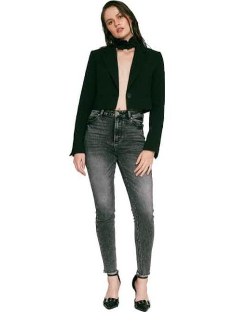 JEANS SUPER SKINNY CINTURA REGULAR NEGRO ATMOSPHERE DNM