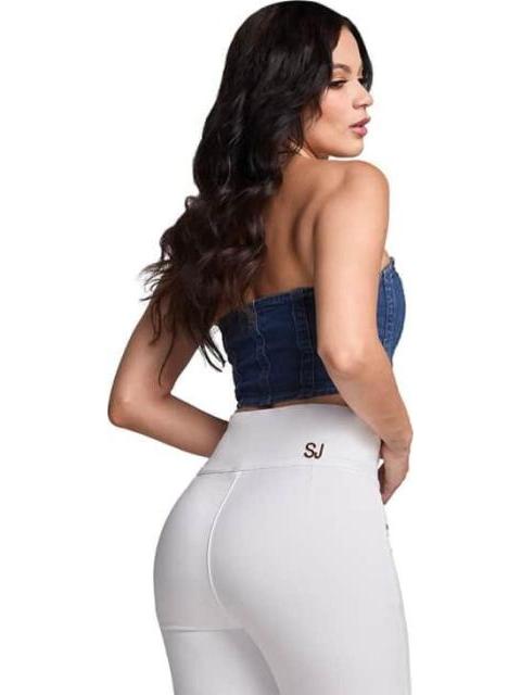JEANS CINTURA SUPERALTA BLANCO SEVEN JEANS