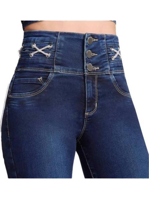 JEANS CINTURA SUPERALTA GRIS SEVEN JEANS