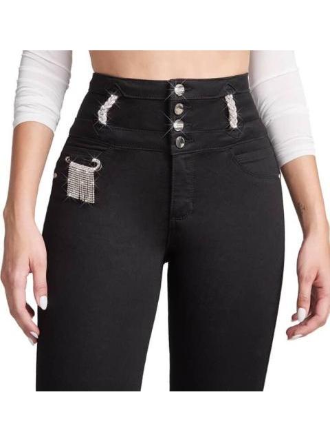 JEANS CINTURA SUPERALTA NEGRO SEVEN JEANS