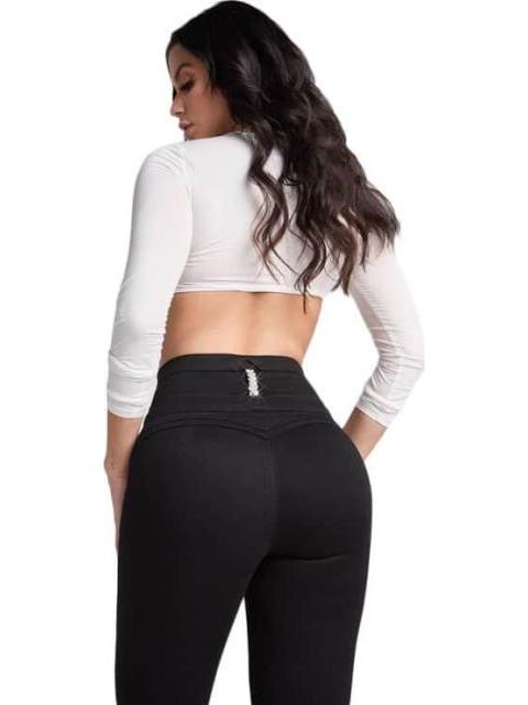 JEANS CINTURA SUPERALTA NEGRO SEVEN JEANS