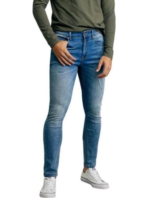 JEANS SUPER SKINNY GRIS HARD SODA