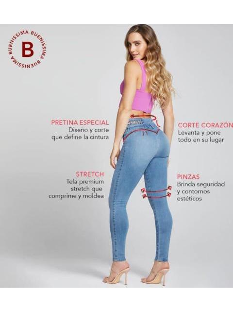 JEANS SUPER SKINNY GRIS SEVEN JEANS