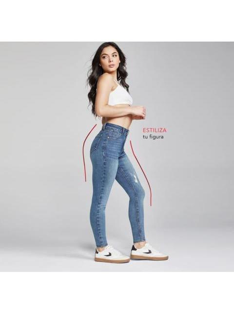 JEANS SUPER SKINNY GRIS SEVEN JEANS